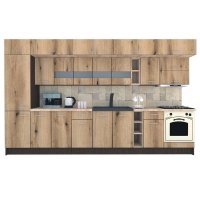 Bucatarie BIGMAR 370 B Wenge / Decor K365